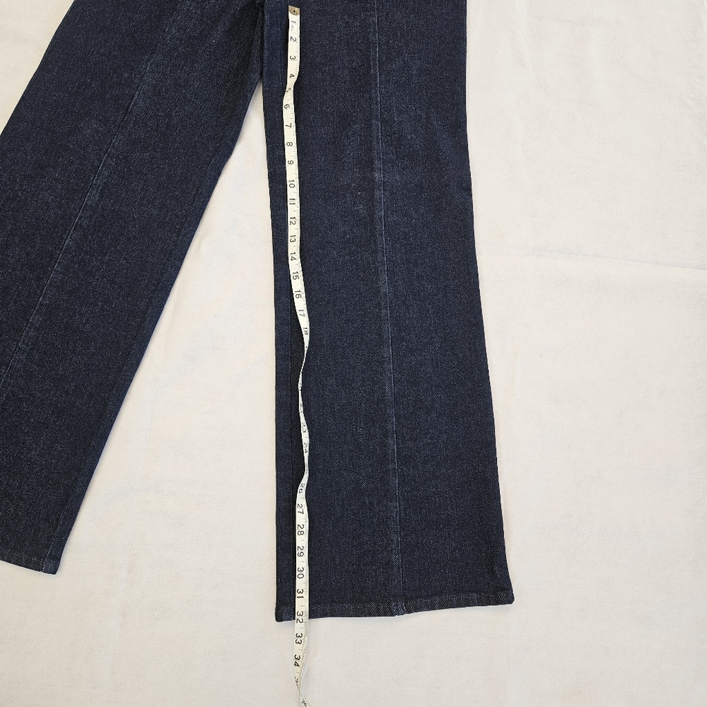 Boden Denim Sailor Wide Leg High Rise Dark Jeans, Women US 8R, New With Tags NWT - Picture 10 of 16